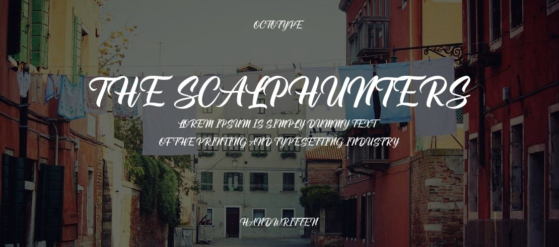 The Scalphunters Font