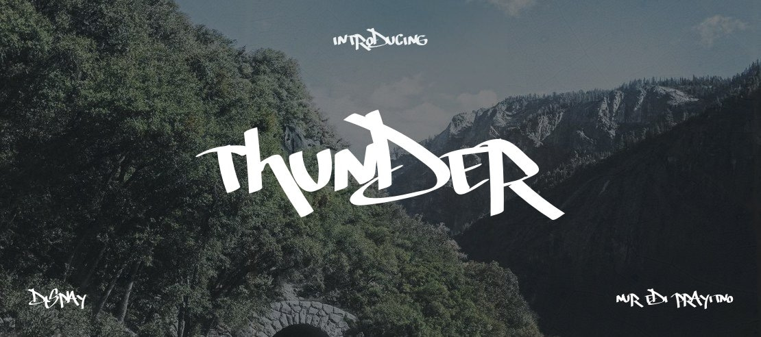 Thunder Font