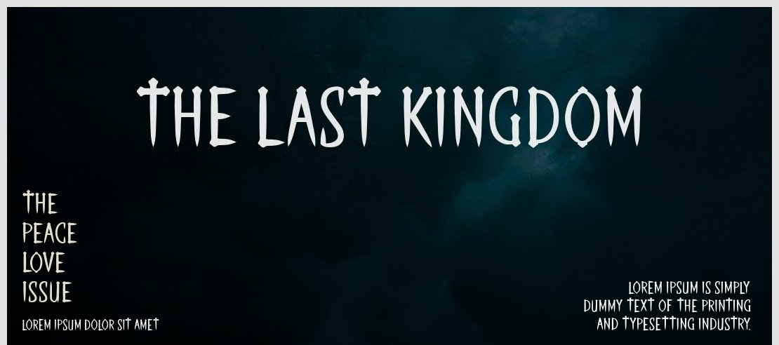 THE LAST KINGDOM Font