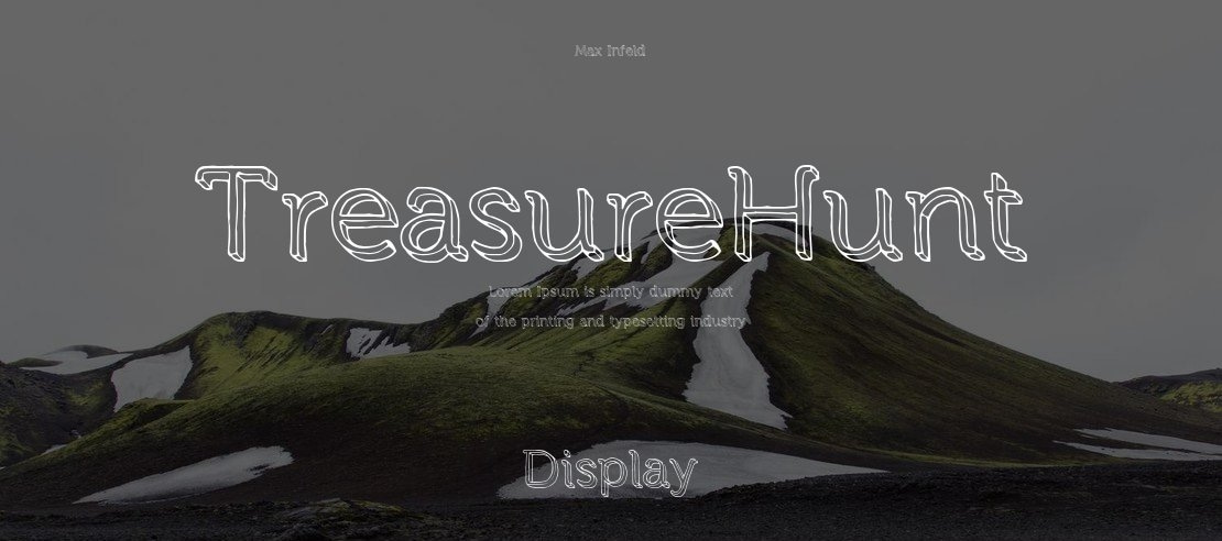 TreasureHunt Font