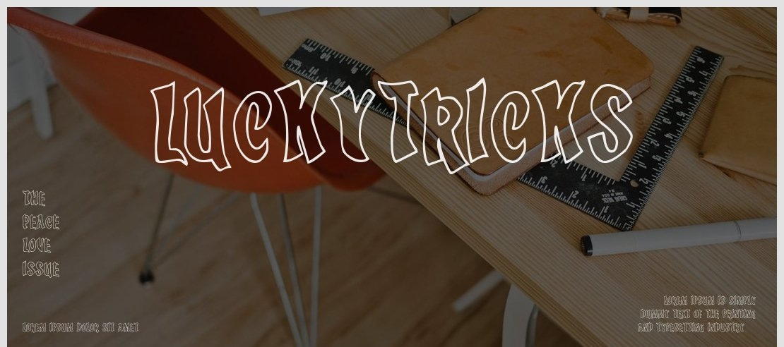 LuckyTricks Font