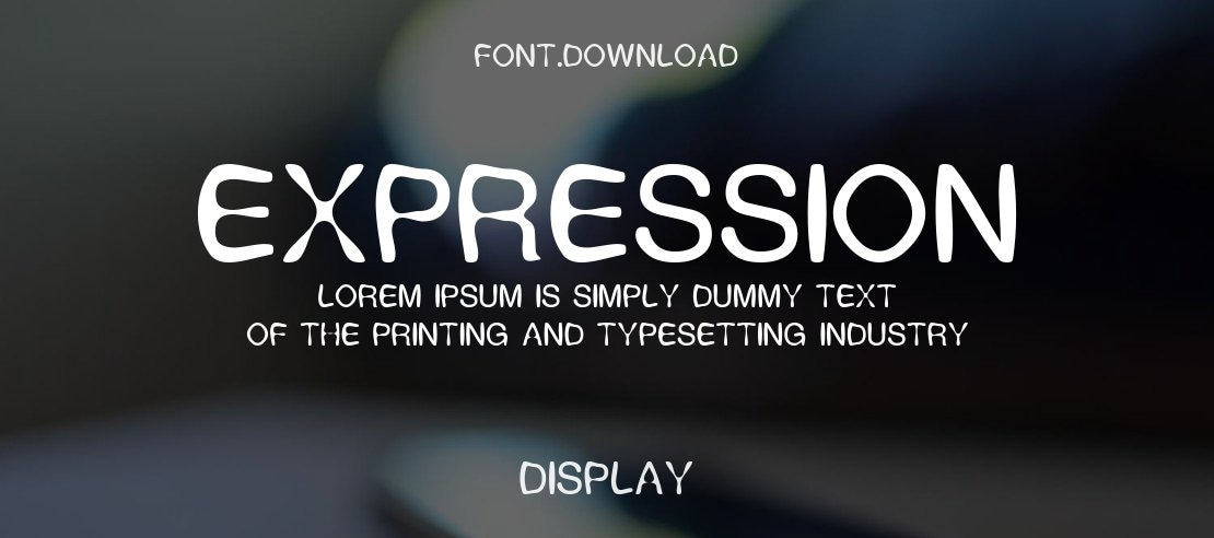 Expression Font