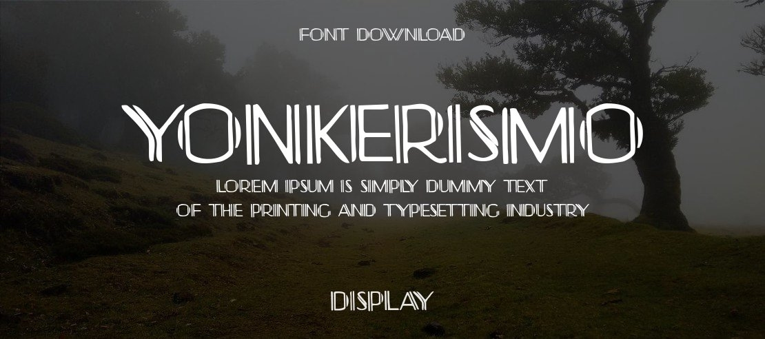 Yonkerismo Font