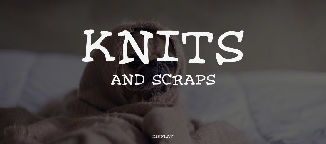 Knits and Scraps Font