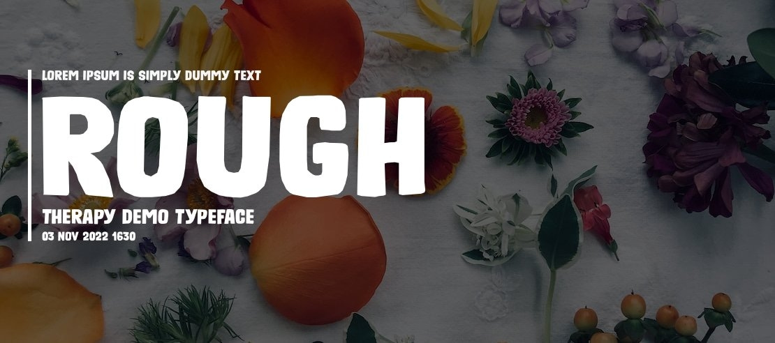 Rough Therapy DEMO Font