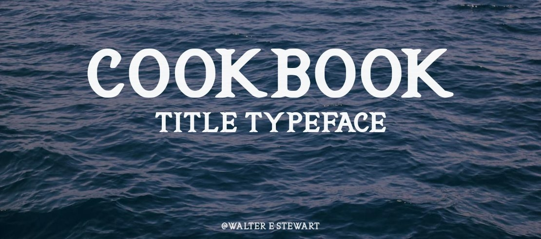 Cookbook Title Font