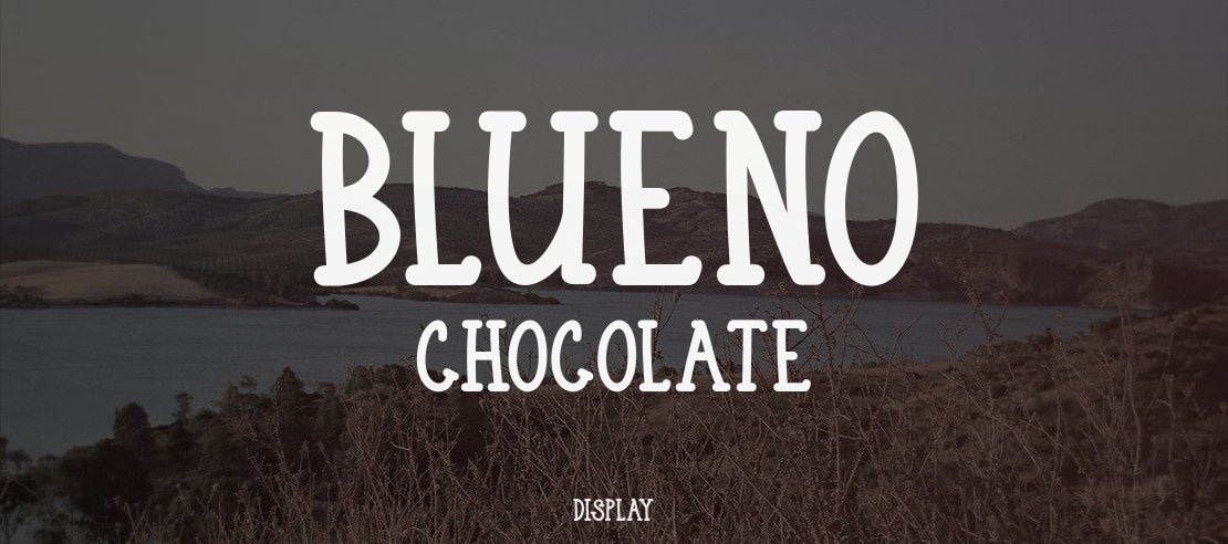 Blueno Chocolate Font