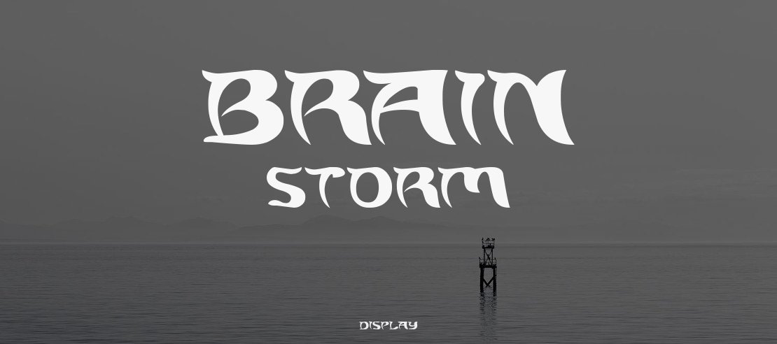 Brain Storm Font Family