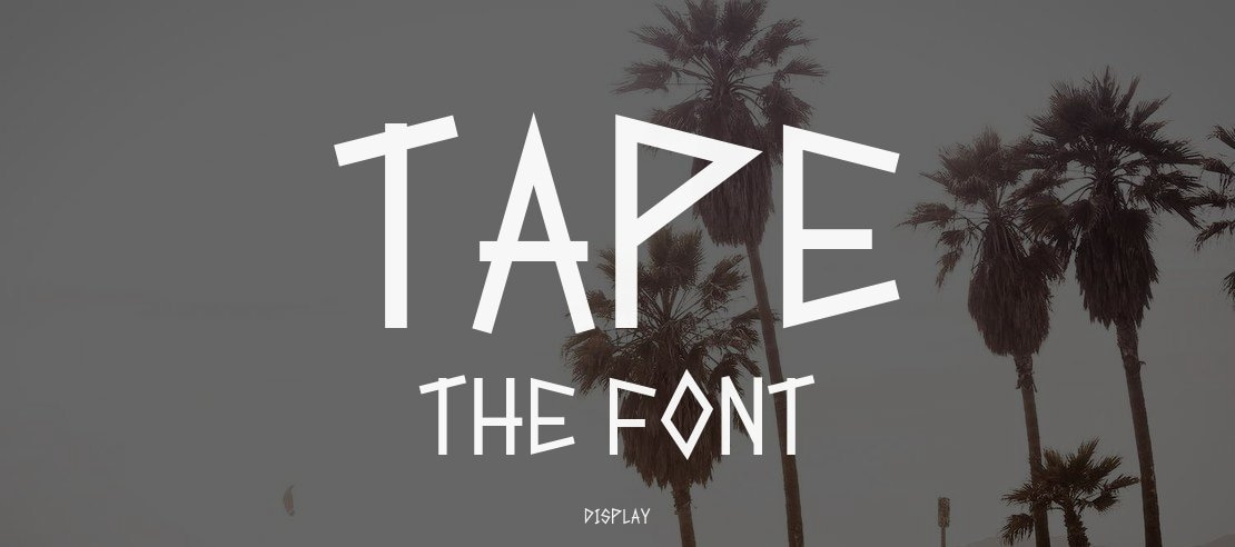 Tape The Font