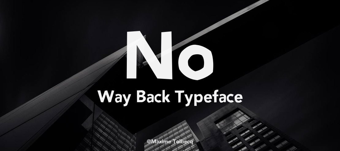 No Way Back Font