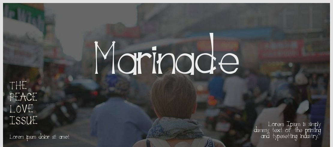 Marinade Font