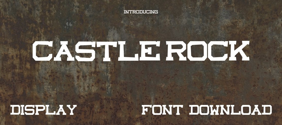 castle rock Font