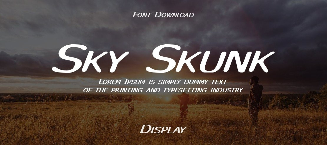 Sky Skunk Font