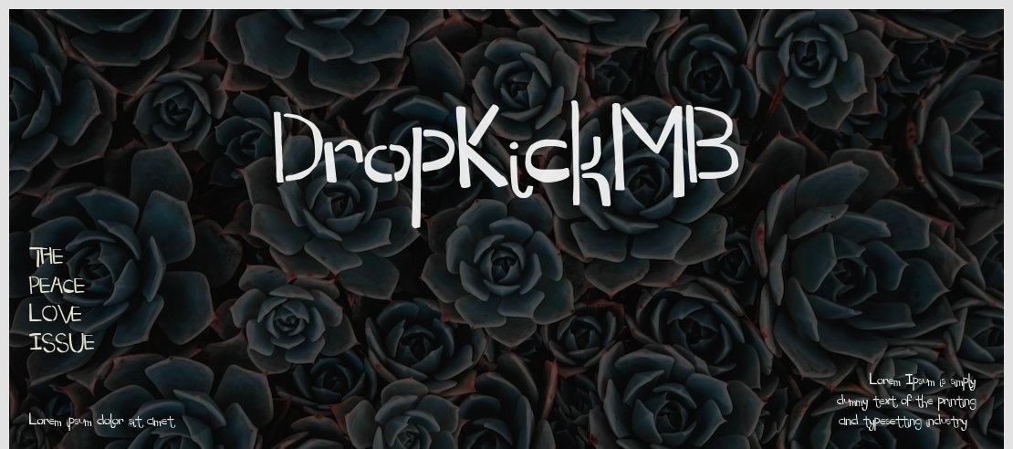 DropKickMB Font
