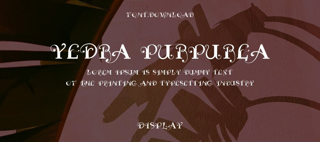 Yedra Purpurea Font
