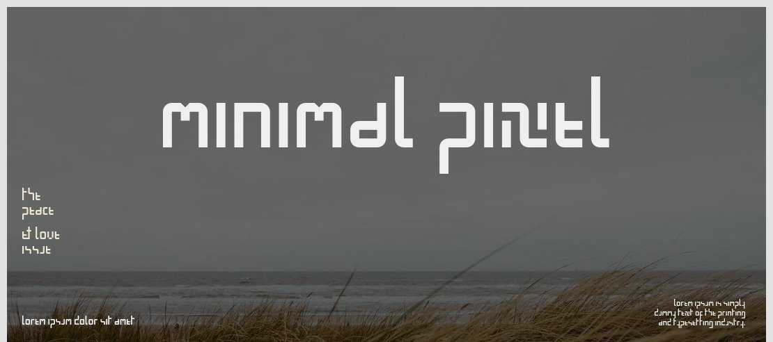 Minimal Pixel Font
