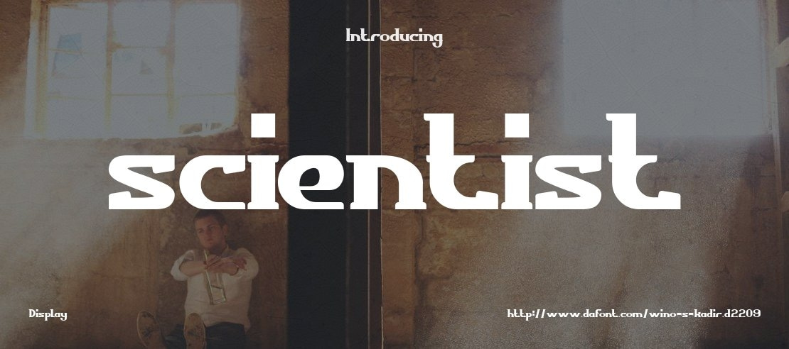 scientist Font