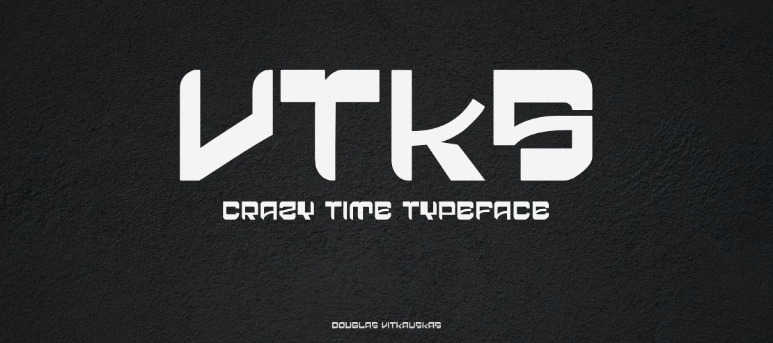 VTKS Crazy Time Font