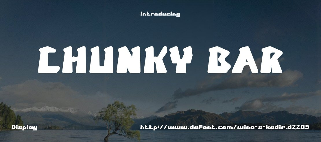 CHUNKY BAR Font Family