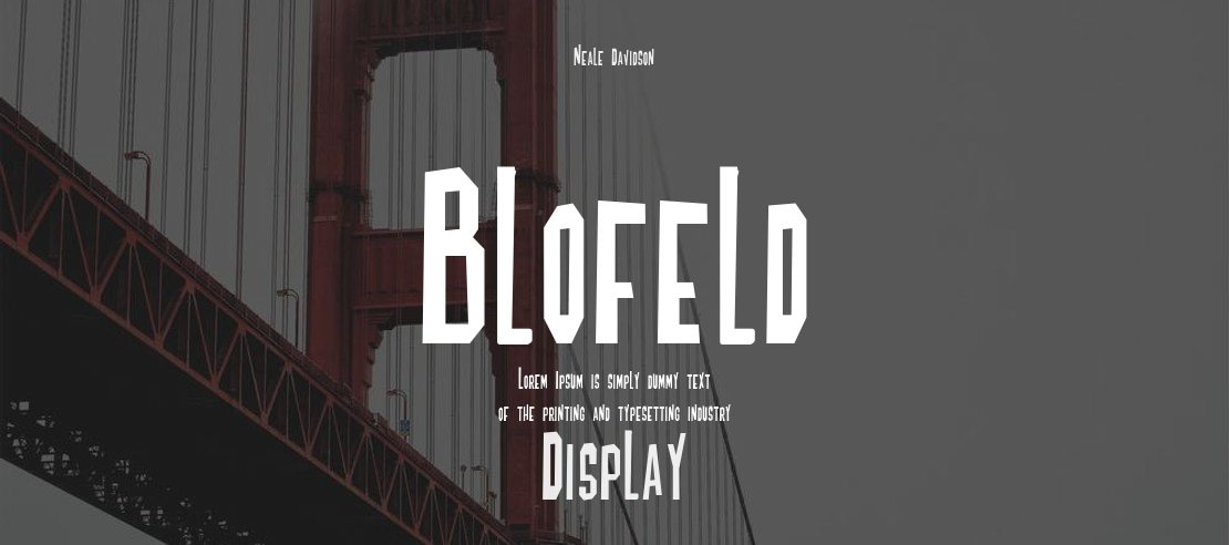 Blofeld Font Family