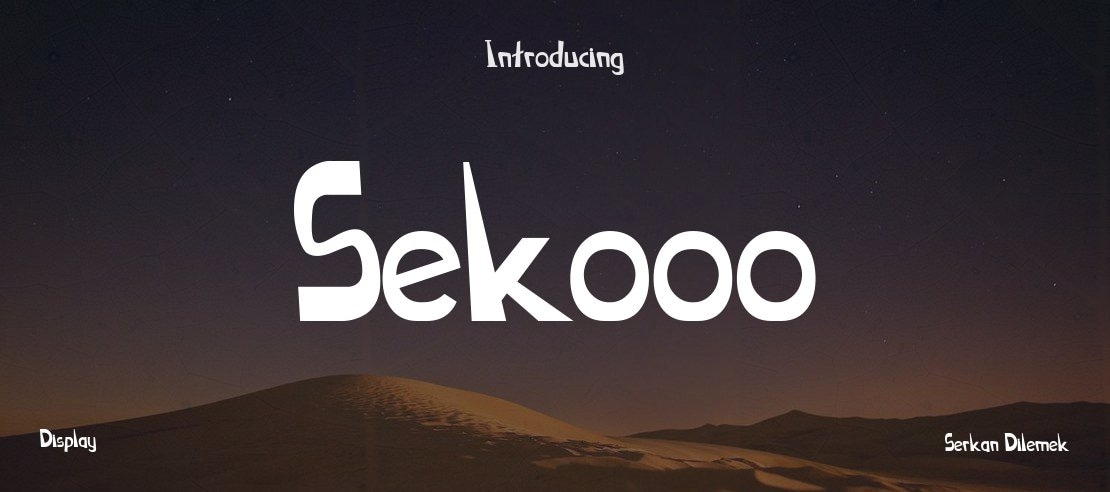 Sekooo Font