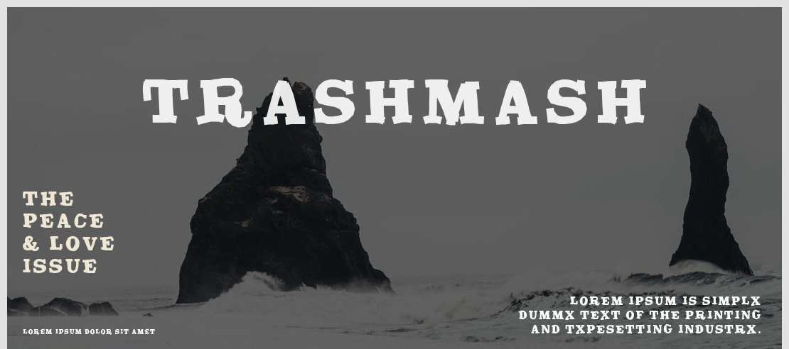 TrashMash Font