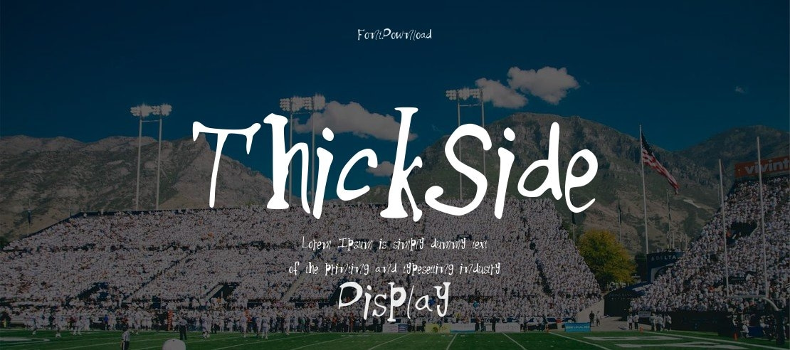 ThickSide Font