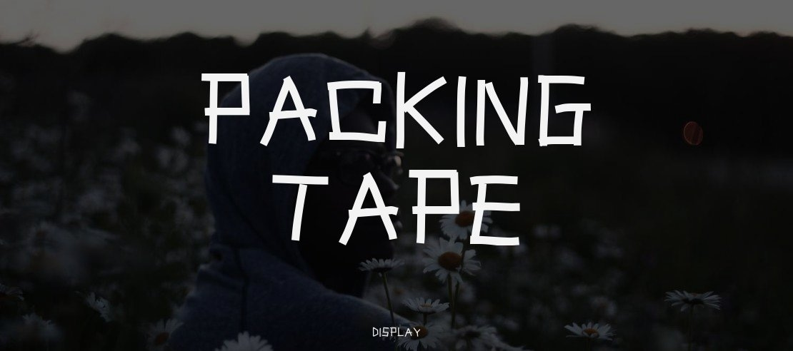 packing tape Font