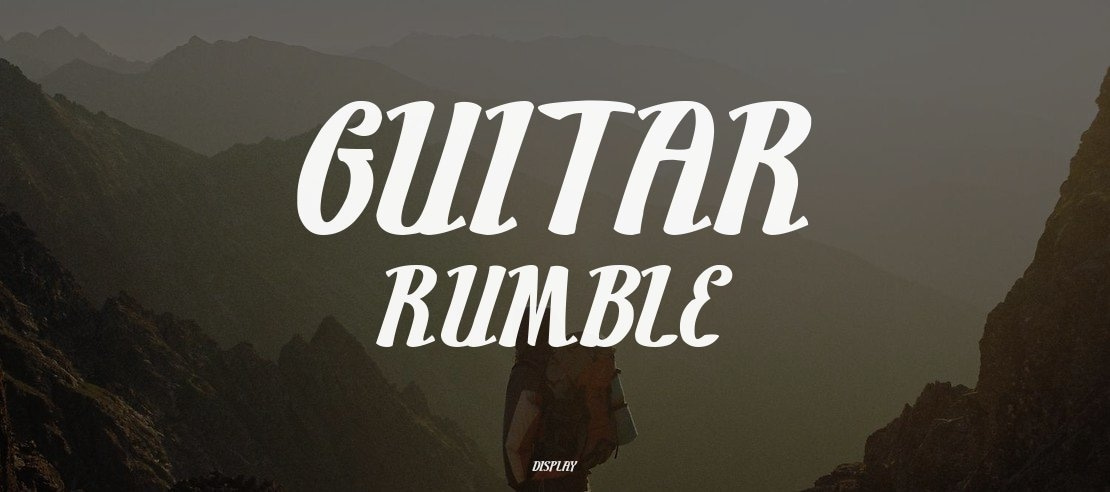 Guitar Rumble Font