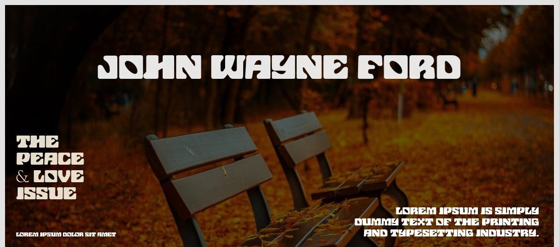 John Wayne Ford Font