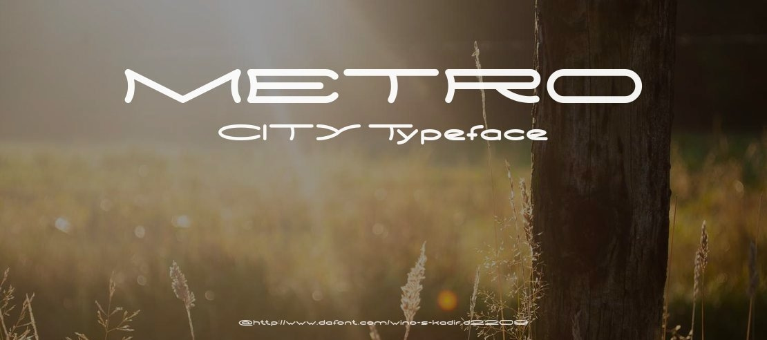 METRO CITY Font Family