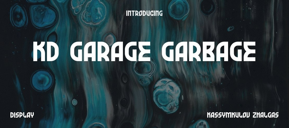 KD Garage Garbage Font