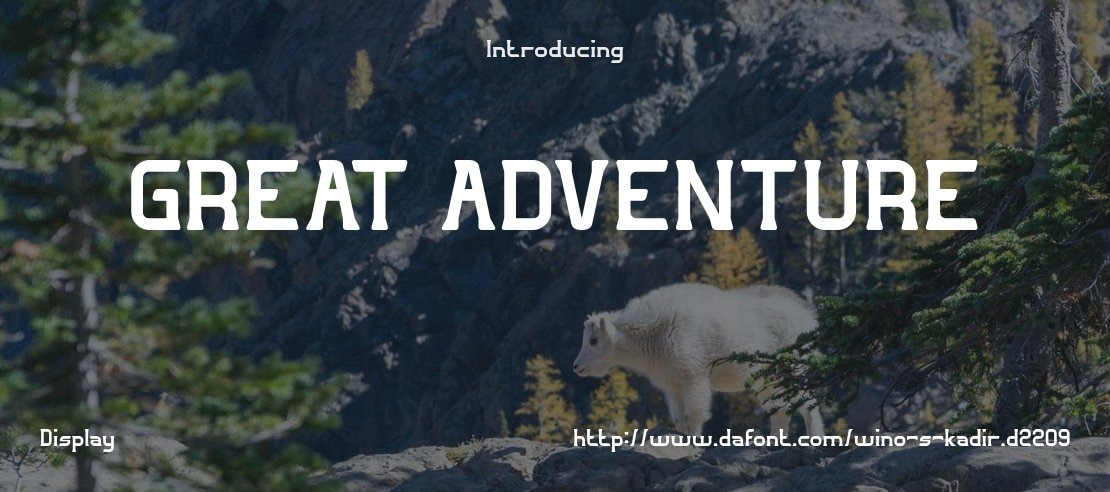 GREAT ADVENTURE Font Family