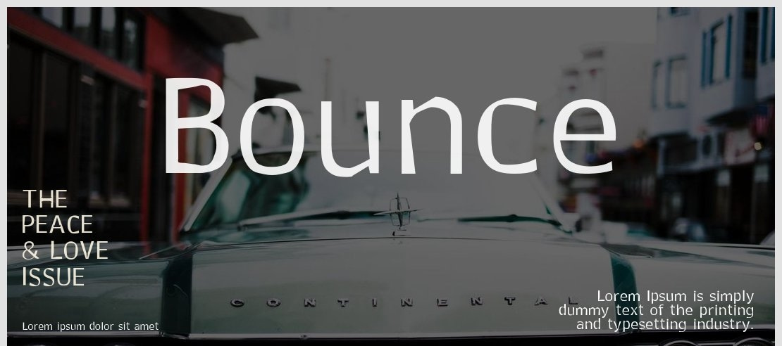 Bounce Font