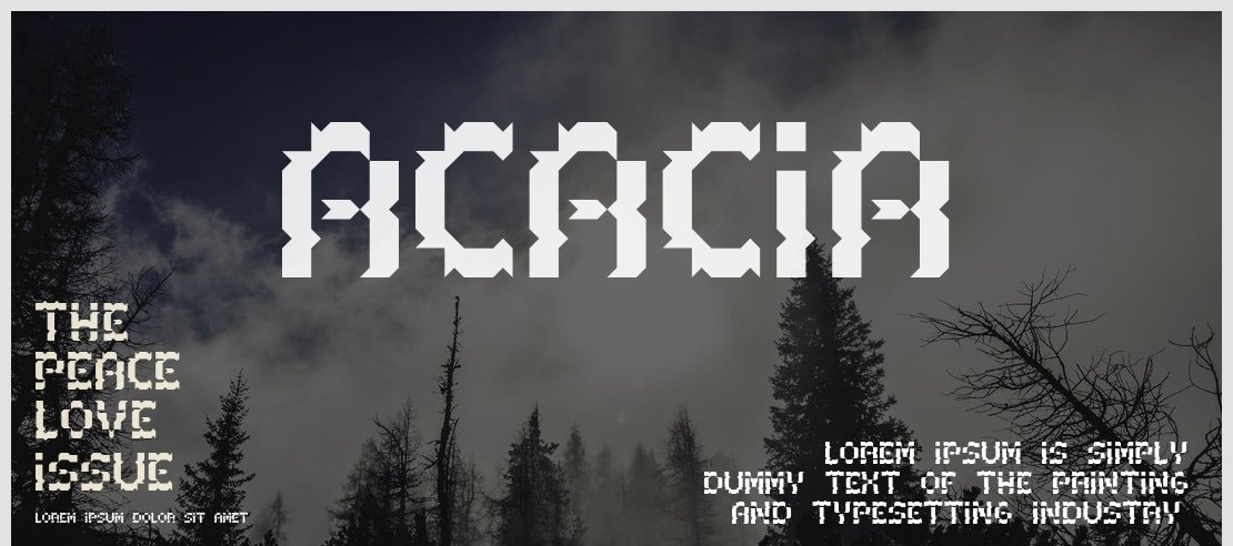 acacia Font