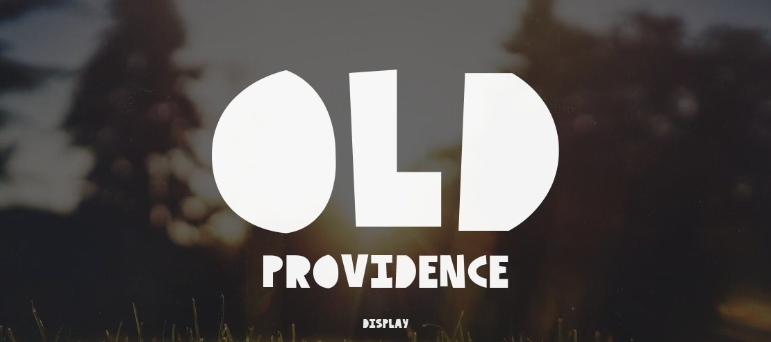 Old Providence Font