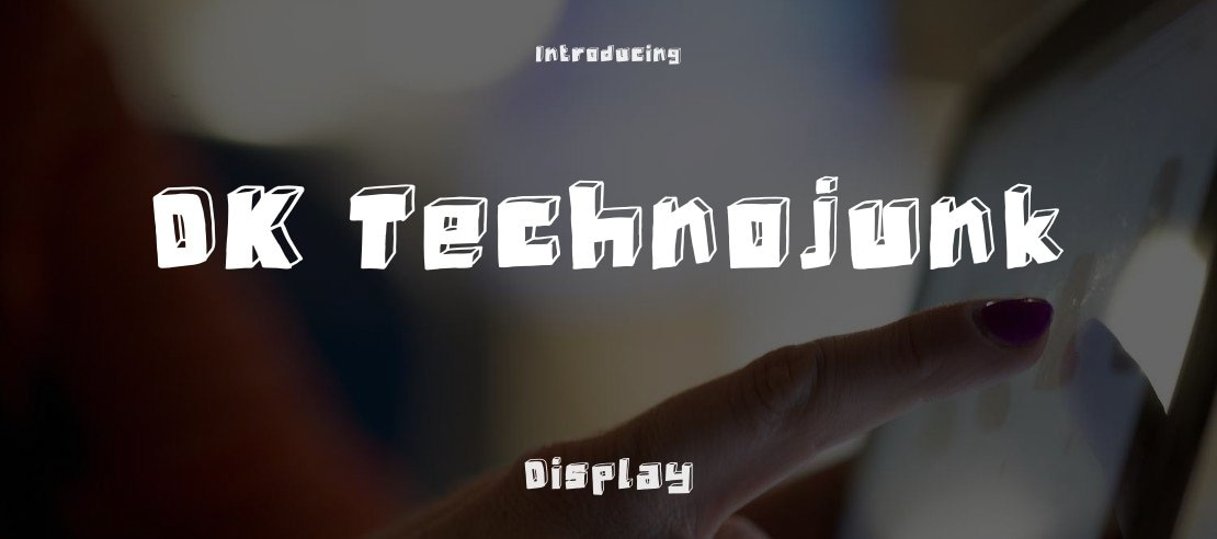 DK Technojunk Font