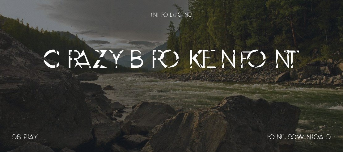 CrazyBrokenFont Font