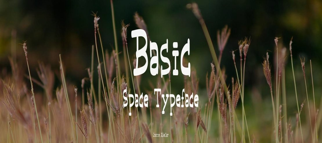 Basic Space Font