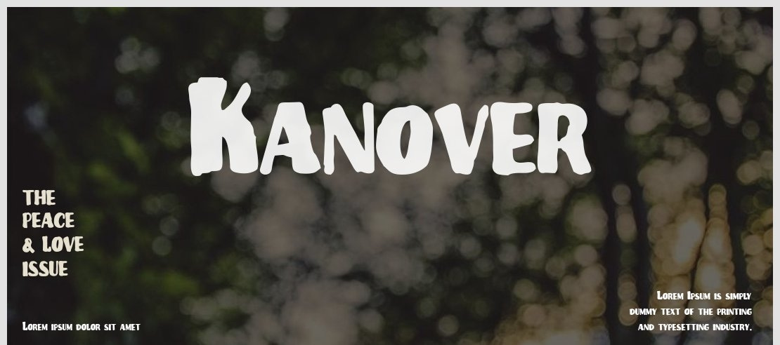 Kanover Font