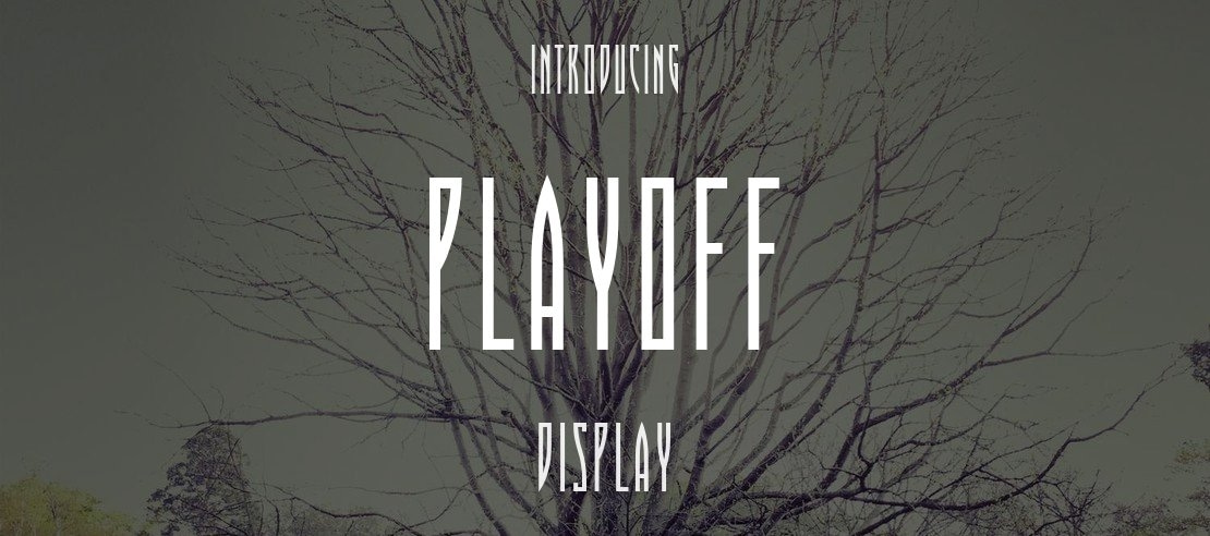 Playoff Font