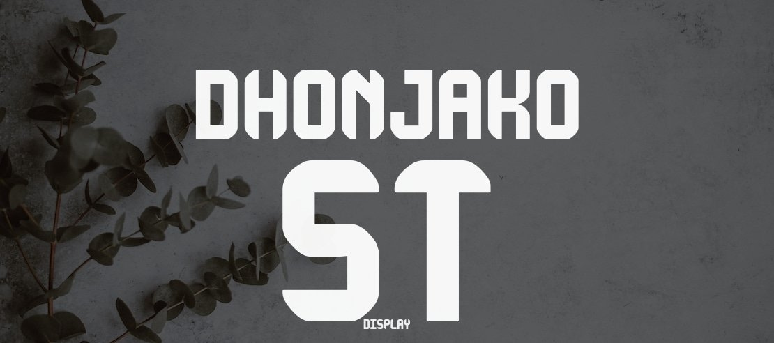 DhonJako St Font