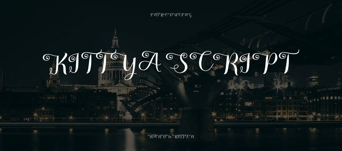 Kittya Script Font