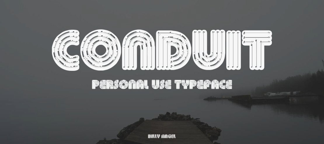 CONDUIT PERSONAL USE Font