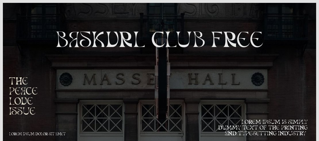 Baskvrl Club Free Font