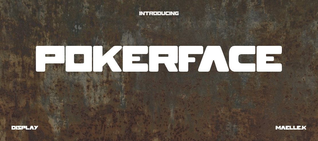 POKERFACE Font