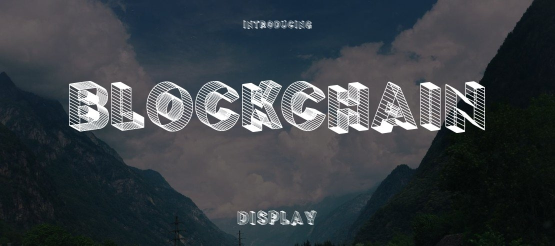 BLOCKCHAIN Font