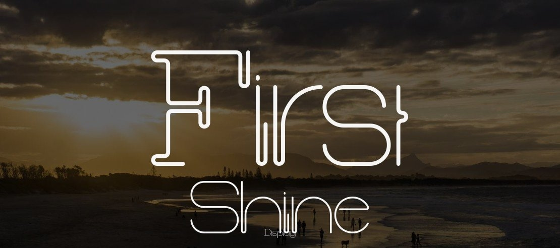 First Shine Font Family