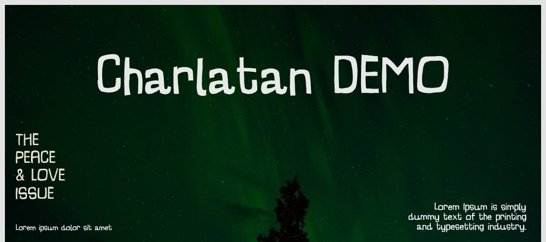 Charlatan DEMO Font