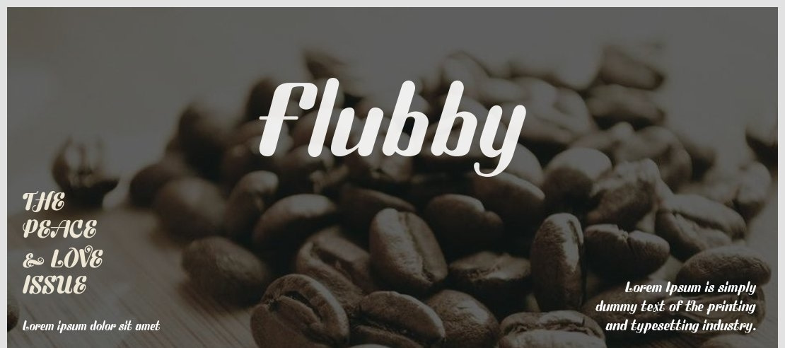 Flubby Font